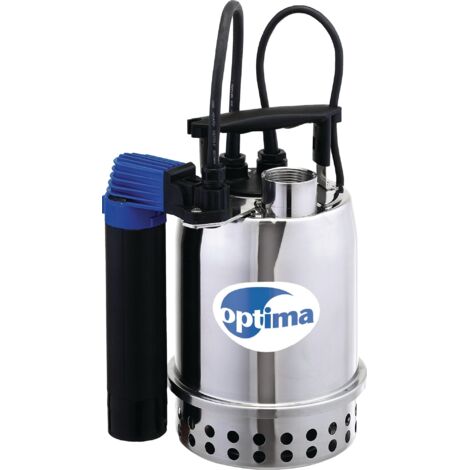 Pompe submersible 9000 l/h – Acier inoxydable – Débit max 9000 l/h – Profondeur d'immersion 5 m – Pour eaux usées avec impuretés 10 mm – Ebara - 1752104600