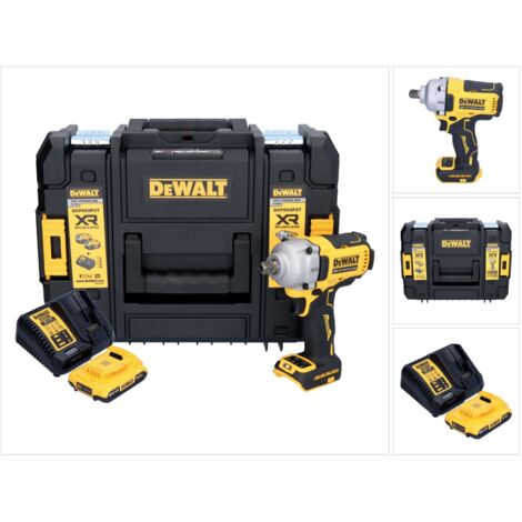 DeWalt DCF 892 D1T Akku Schlagschrauber 18 V 813 Nm 1/2" Brushless + 1x Akku 2,0 Ah + Ladegerät + TSTAK (1/5)