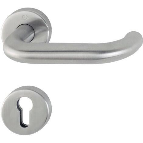 HOPPE Garniture FS Paris FS-E138/42H/42HS VA F69 D/D TS 40-65mm PZ rd.DIN L/R - 10722074