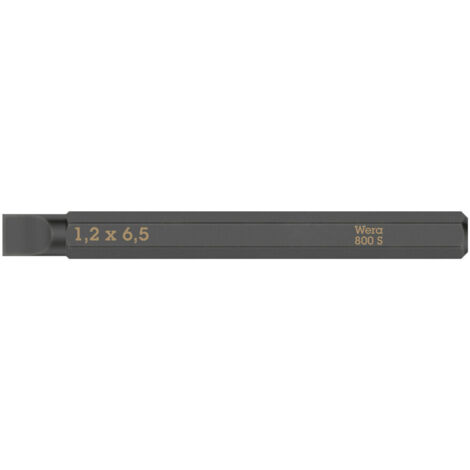 WERA Bit 800 S pour vis à fente 5 pièces ( 4000827279 ) (1/5)