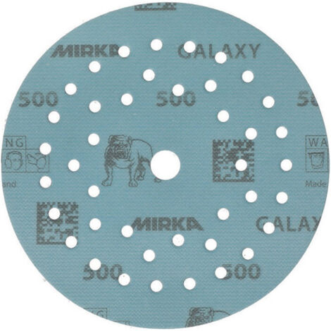 Mirka disque abrasif GALAXY Grip Multifit ( 4000845333 ) 125 mm grain 500 céramique/corindon nombre de trous 72 50 pièces (1/2)