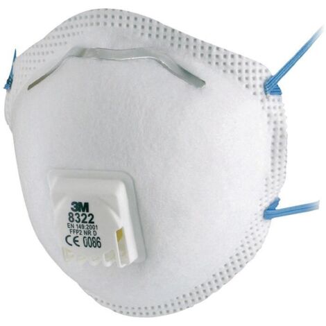 3M Masque de protection respiratoire 8322 FFP2 / V NR D 10 pièces ( 4000370652 )