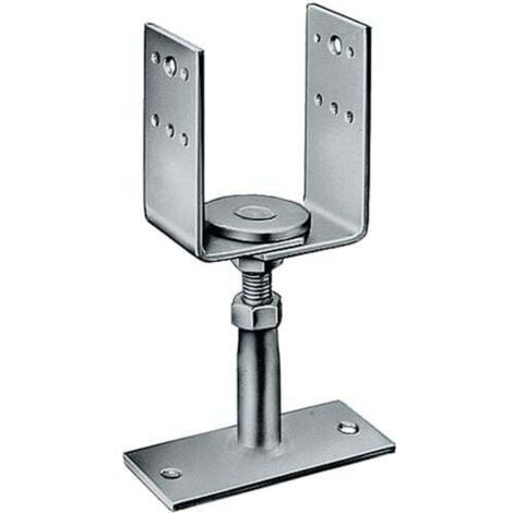 SIMPSON Pied de support PVDB 70x160x8mm STA galv. pour vis - PVDB80G