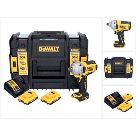 DeWalt DCF 892 D2T Akku Schlagschrauber 18 V 813 Nm 1/2" Brushless + 2x Akku 2,0 Ah + Ladegerät + TSTAK (1/5)
