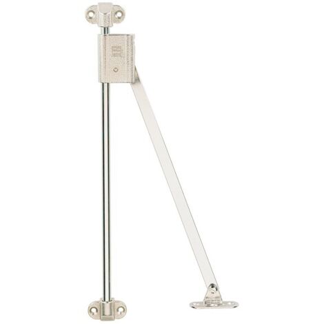Hettich – Porte-rabat de frein en métal nickelé 350-400 mm – Système de freinage à réglage fin – Pour bois dur – Installation simple