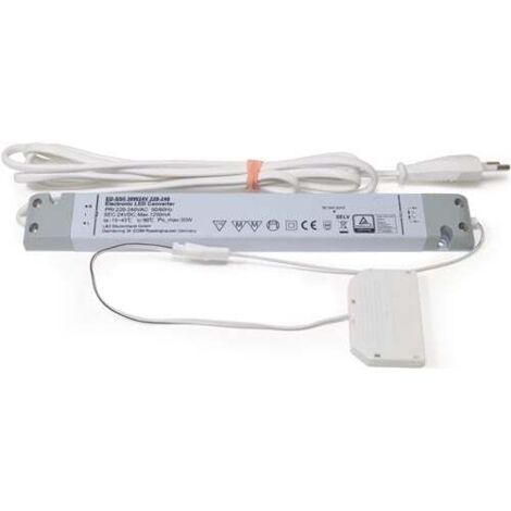 Convertisseur LED 230 V 24 V 30 W répartiteur à 6 sorties