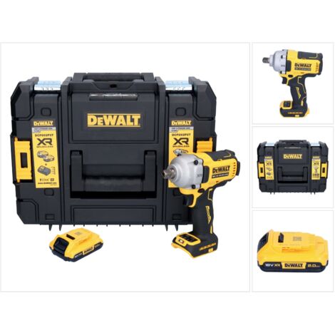 DeWalt DCF 892 NT Akku Schlagschrauber 18 V 813 Nm 1/2" Brushless + 1x Akku 2,0 Ah + TSTAK - ohne Ladegerät (1/5)