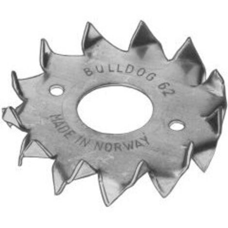 Simpson Strong Tie – Crampon Bulldog double denture Ø50x17mm – Connecteurs bois pour boulons – Boîte de 200 unités – Conforme norme EN 912 - C1-C5
