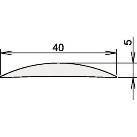 athmer seuil aluminium 090 3-111 L.1090mm alu.argent anodisé - 3-111-1090 (1/4)