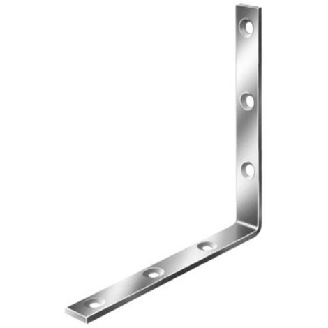 Vormann équerre forte longueur 100 mm ( 3000272437 ) largeur 20 mm épaisseur 5 mm trou Ø 5 mm 10 pièces