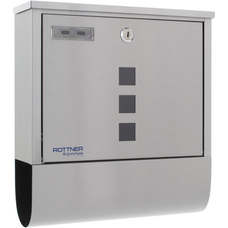 ROTTNER Boîte aux lettres Costa hauteur 305 mm largeur 335 mm profondeur 100 mm ( 3000270060 ) (1/5)