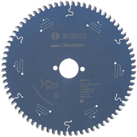Bosch – Lame de scie circulaire pour aluminium 210 x 30 x 2,8 mm – Dents Microteq pour coupe précise – Réduction des vibrations – 2608644105 (1/7)