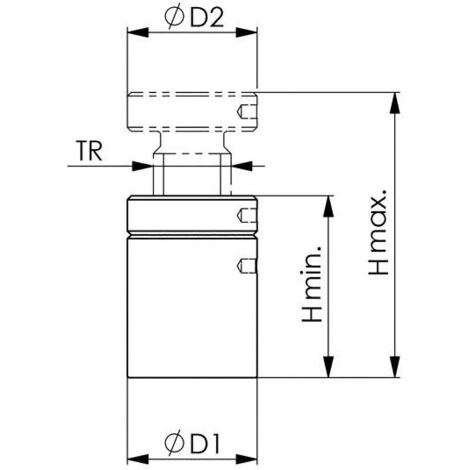 Support à visser AMF n° 6400 ( 4000833116 ) taille 140 hauteur 100 - 140 mm (1/3)