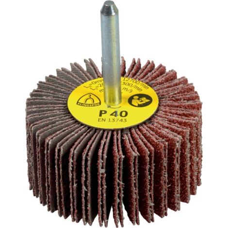 Fraise à gorge KM 613 Ø40xH20mm K.60 Corindon Queue-Ø6mm KLINGSPOR