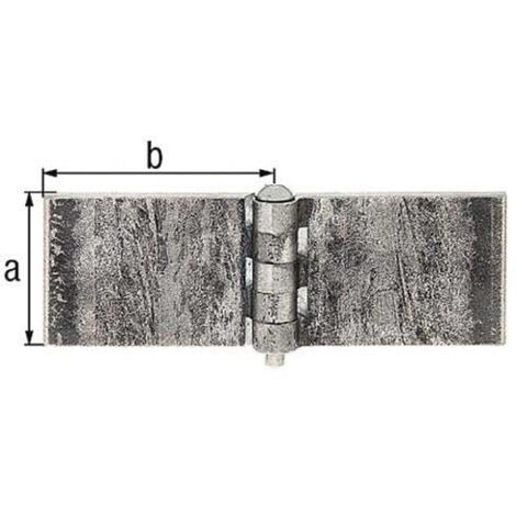 GAH Alberts Charnière 80x80mm STA brut 6mm - 341572 (1/4)