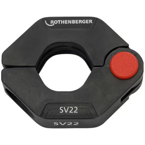 Rothenberger – Pince à sertir SV22 – Technologie DURA LAZR TEC® – Sertissage 22 mm – Force de poussée 19 kN – Orientable jusqu'à 180° - 1000003877