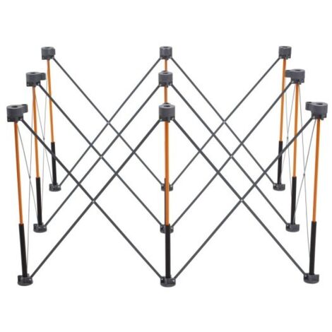 Châssis pliable BORA Centipede CK9S – 1219 x 1219 mm – Hauteur 762 mm – Avec 4 X‑Cups, 4 Quick Clamps & Sac de transport - 1219 mm (1/5)