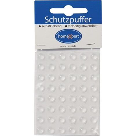 Tampon de protection 7,9mm plastique transparent Lins auto-adhésif