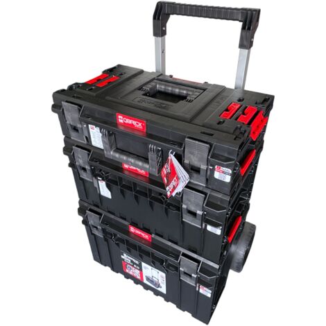 Qbrick System ONE 2.0 Vario Set Nr. 1 Werkzeugwagen Set + ONE 200 2.0 Vario + ONE 350 2.0 Vario + ONE Cart 2.0 IP66 105,4 l 640 x 440 x 900 mm