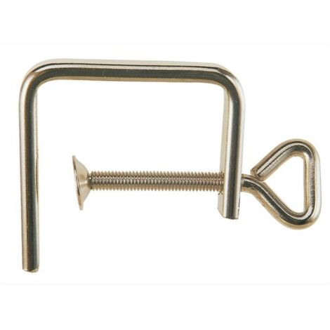 Serre-joint pour scie à chantourner ( 4000814030 ) Envergure 50 mm Épaisseur 4 mm nickelé (1/2)