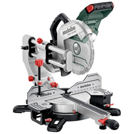 Metabo – Scie à tronçonner 615254000 – 254 mm – 1800 watts – Profondeur de coupe 92 mm – Vitesse 1900-4500 tr/min – Pour bois dur et teck (1/5)