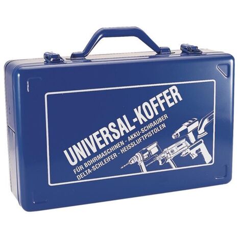 Mallette pour machines-outils ( 4000871279 ) L390xP240xH112mm Insert mousse tôle acier bleu