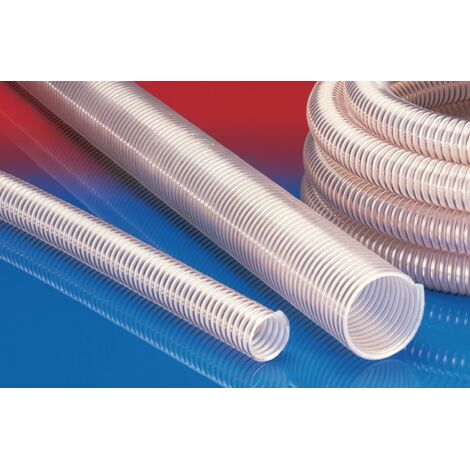 Tuyau d’aspiration et de convoyage AIRDUC® PUR 356 FOOD D. int. 50 mm D. ext. 61 mm L. 10 m