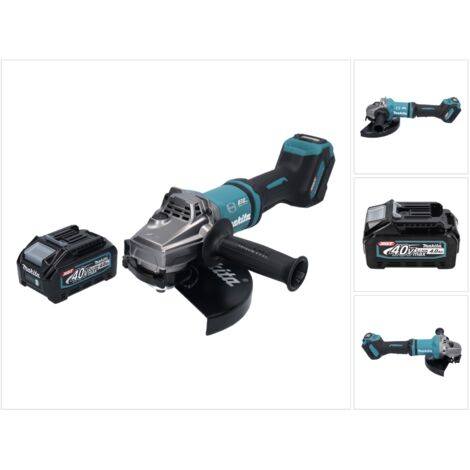 Makita GA 038 GM1 Akku Winkelschleifer 40 V max. 230 mm Brushless XGT + 1x Akku 4,0 Ah - ohne Ladegerät (1/5)