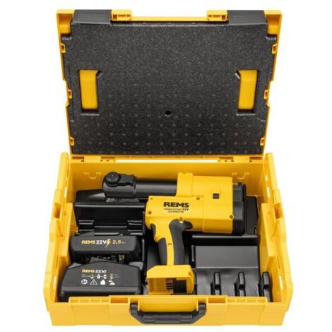 REMS Sertisseuse sans fil 22V ACC Connected en L-Boxx