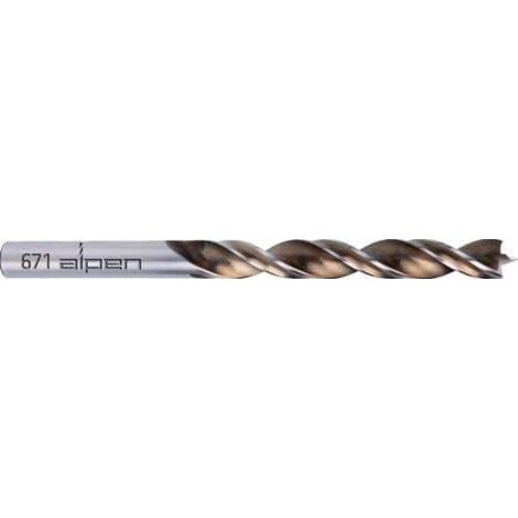 Mèche hélicoïdale à bois Alpen Timber Twist HSS Ø 7,5 mm, longueur 109 mm (1/4)