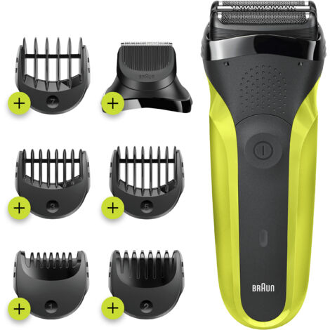 Braun Series 3 81702942 rasoir électrique noir vert