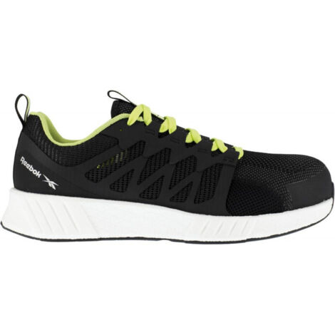 REEBOK Chaussures de sécurité Fusion Flexweave Work Taille 42 noir/vert citron ( 4000374032 )