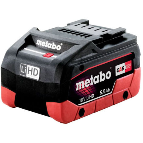 Batterie 18V LIHD 5,5 Ah – Technologie LIHD pour puissance constante – Autonomie prolongée – Compatible outils Metabo 625368000 (1/10)