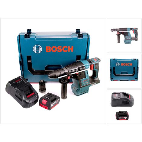 Bosch GBH 18V-26 F Marteau perforateur sans fil 18V 2,6J brushless SDS plus + 1x batterie 5,0Ah + chargeur rapide + L-Boxx (1/5)
