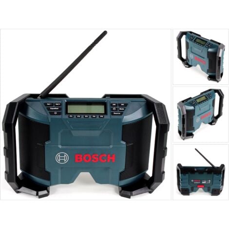 Bosch Gml 10 8v Radio De Chantier Sans Fil 12v 10 Watt 0601429270 601429200 Sans Batterie Sans Chargeur 3165140662819