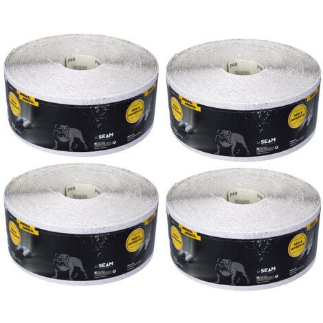 Mirka BASECUT Rouleaux de papier abrasif 115 mm x 50 m, P140,, 4 pcs. Papier abrasif universel ( 4x 2251100140N )