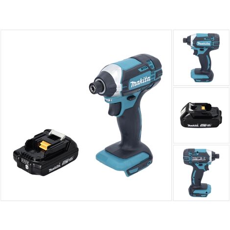 Makita DTD 152 18V Li-ion Visseuse à chocs sans fil + 1x Batterie BL 1820 2 Ah