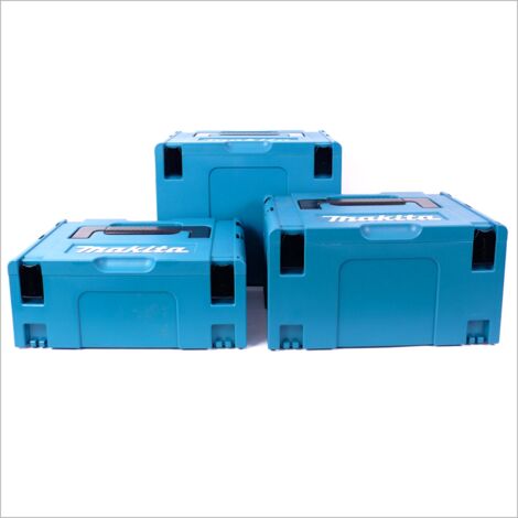Makita Makpac Set de Coffrets de transport, tailles 2   3   4