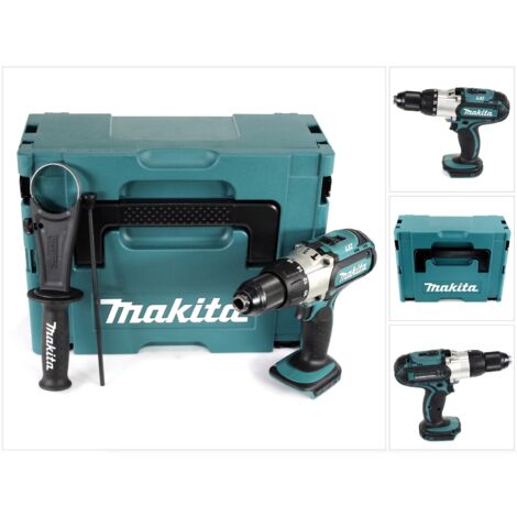 Makita DHP 451 ZJ Perceuse-visseuse à percussion sans fil 18V 80Nm + Coffret Makpac - sans batterie, sans chargeur (1/5)