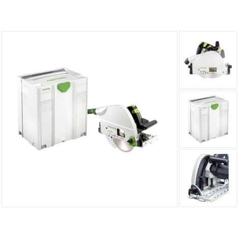 Festool – Scie plongeante 1600W 210mm – Profondeur de coupe 75mm – Pour coupes précises dans bois dur – Systainer inclus