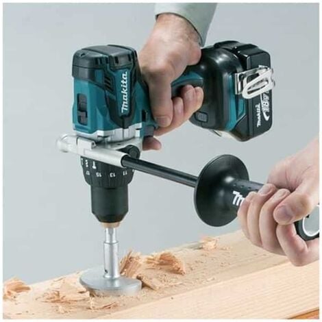 Makita DHP 486 RTJ Perceuse-visseuse à percussion sans fil 18 V 130 Nm Brushless + 2x Batteries 5.0 Ah + Chargeur + Coffret Makpac