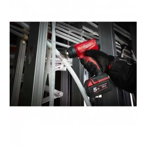 Milwaukee M18 BHG-0 Pistolet à air chaud sans fil 18 V 470 °C Solo ( 4933459771 ) - sans batterie, sans chargeur