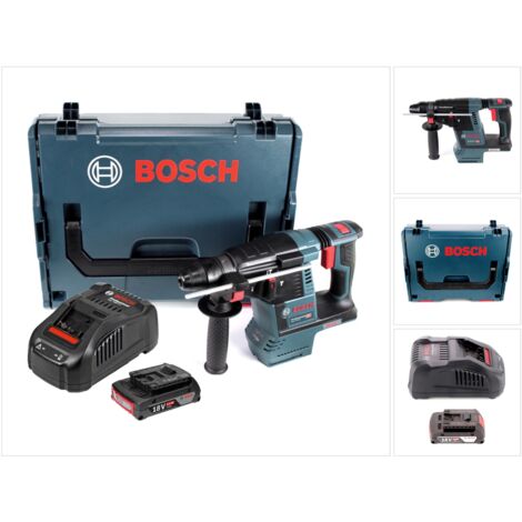 Bosch GBH 18V-26 Marteau perforateur sans fil 18V 2,6J brushless SDS plus + 1x batterie 2,0Ah + chargeur + L-Boxx (1/5)