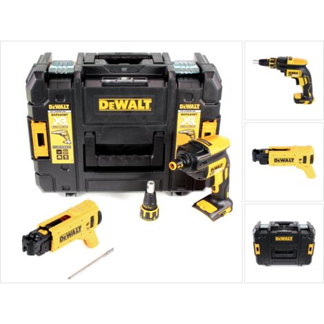 DeWalt DCF 620 NT 18 V Brushless Visseuse plaque de plâtre sans fil en Coffret TSTAK II + Chargeur pour vis DeWalt DCF 6201- sans Batterie ni Chargeur