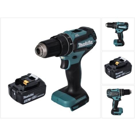 Makita DHP 485 T1 Perceuse-visseuse à percussion sans fil 18 V 50 Nm ...