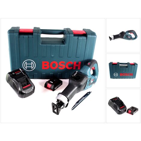 Scie sabre sans balais Bosch GSA 18V-32 à batterie 18 V dans un coffret d'outillage + 1 batterie 2,0 Ah + chargeur (1/5)