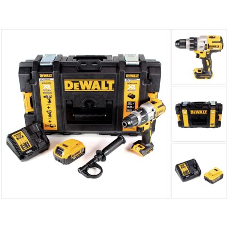 DeWalt DCD 996 M1 Perceuse-visseuse à percussion sans fil 18V 95Nm Brushless + 1x Batterie 4,0Ah + Chargeur rapide + Coffret de transport Toughbox (1/5)