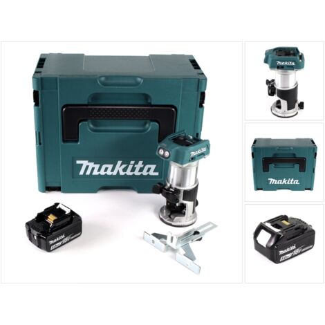 Makita DRT 50 T1J Fraiseuse multifonction sans fil 18V + 1x Batterie 5,0 Ah + Makpac 3 - sans chargeur (1/5)