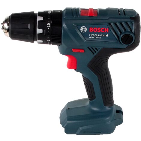 Bosch Professional GSB 18V-21 Perceuse à percussion sans fil 18 V 55 Nm Solo (06019H1176) - sans batterie, sans chargeur