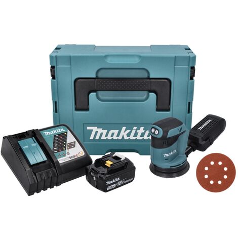 Teetok - Ponceuse Excentrique Sans Fil 18V - Moteur Brushless 500W - 125mm - 12 Disques 2x Batteries 3000mah 1x Chargeur Rapide 71022665